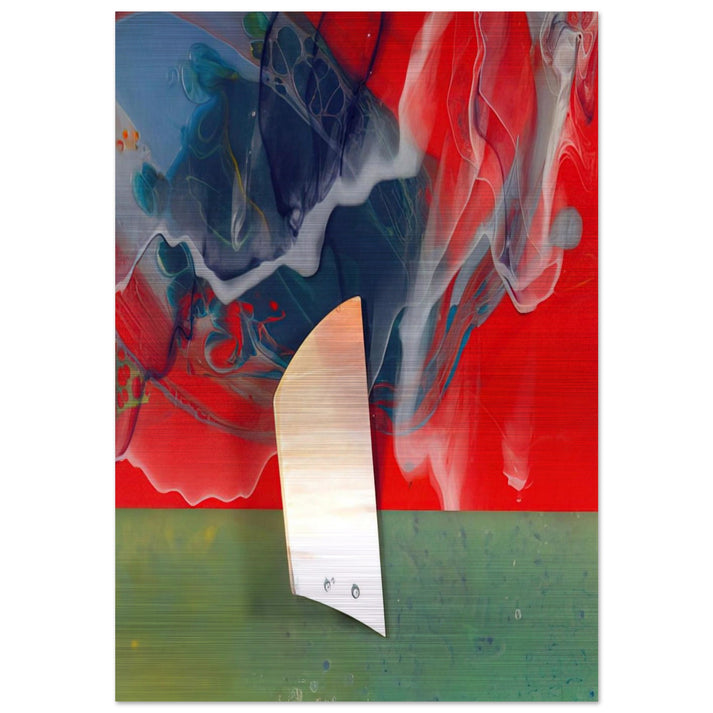 Plow - Sam Gilliam Brushed Aluminum Print - 70x100 cm / 28x40 inches | Sam Gilliam Aluminum Print | Sam Gilliam Prints