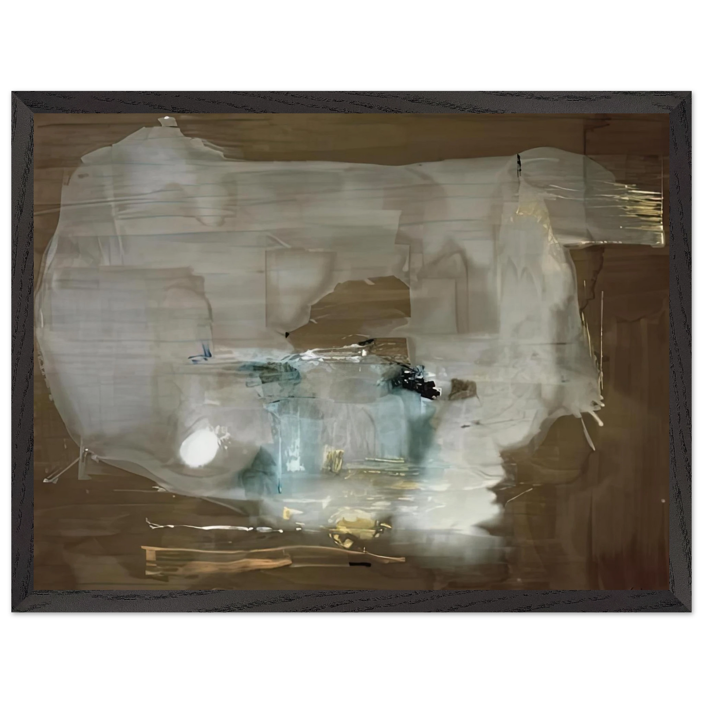 Helen Frankenthaler - M, 1977- Wall Art - 28x40 inches / 70x70 cm - Canvas (Imperial) - -