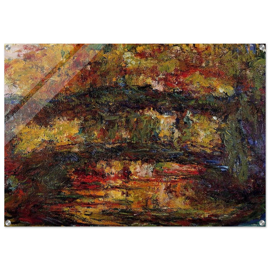 The Japanese Bridge 4 - claude monet Acrylic Print - 70x100 cm / 28x40″ inches