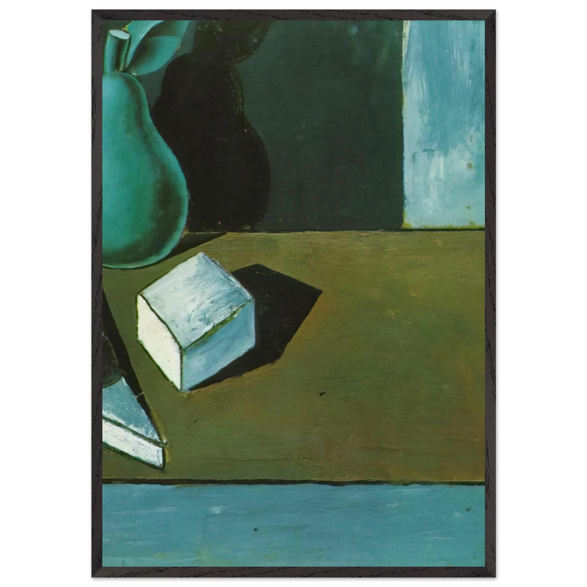 STILL LIFE 5 N2 - Salvador Dali Framed Art Print – Black Wooden Frame - Default Title - -Framed Art Print