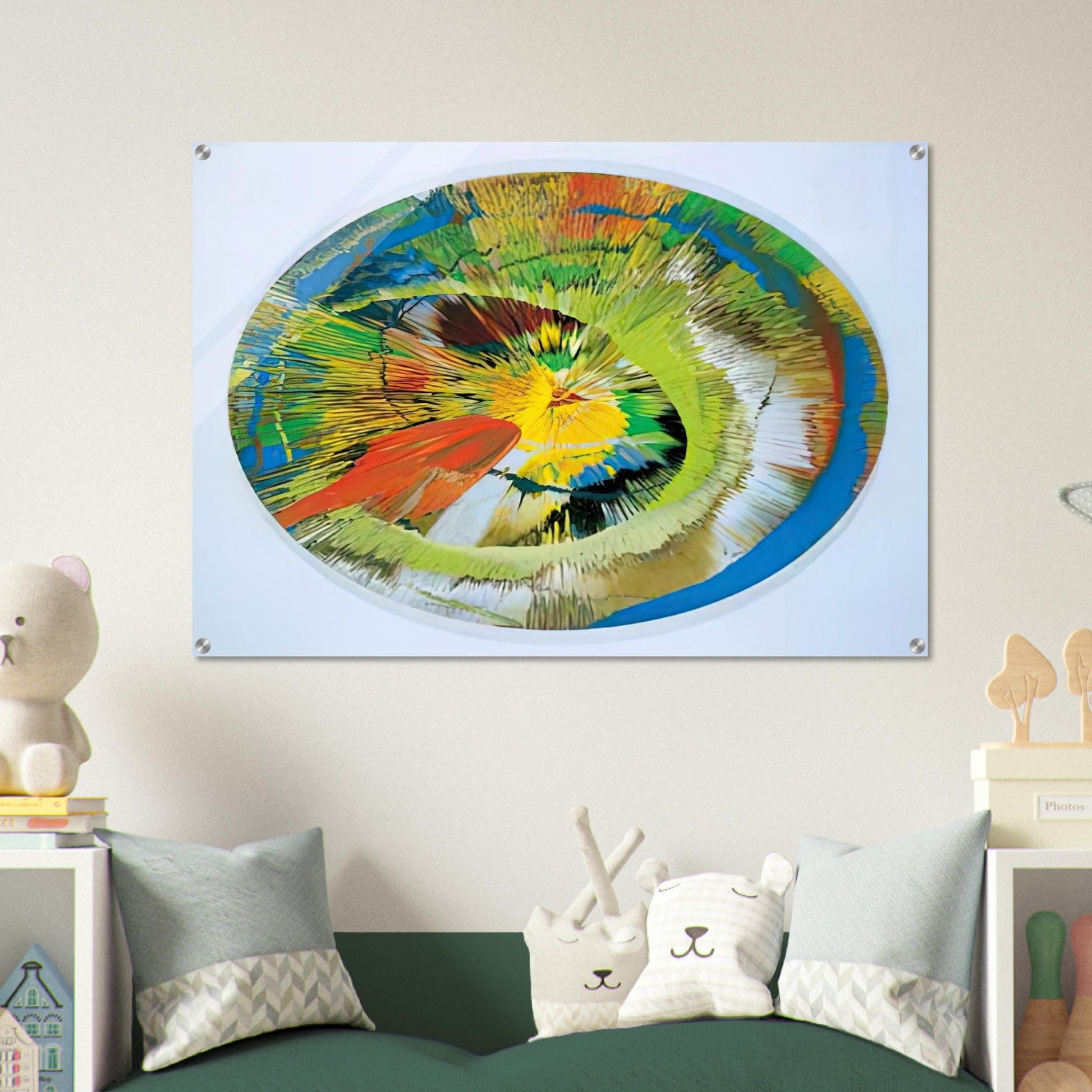 BEAUTIFUL REVOLVING SPHINCTER - Damien Hirst Acrylic Print - 70x100 cm / 28x40″ inches | Damien Hirst Wall Art | Damien Hirst Prints