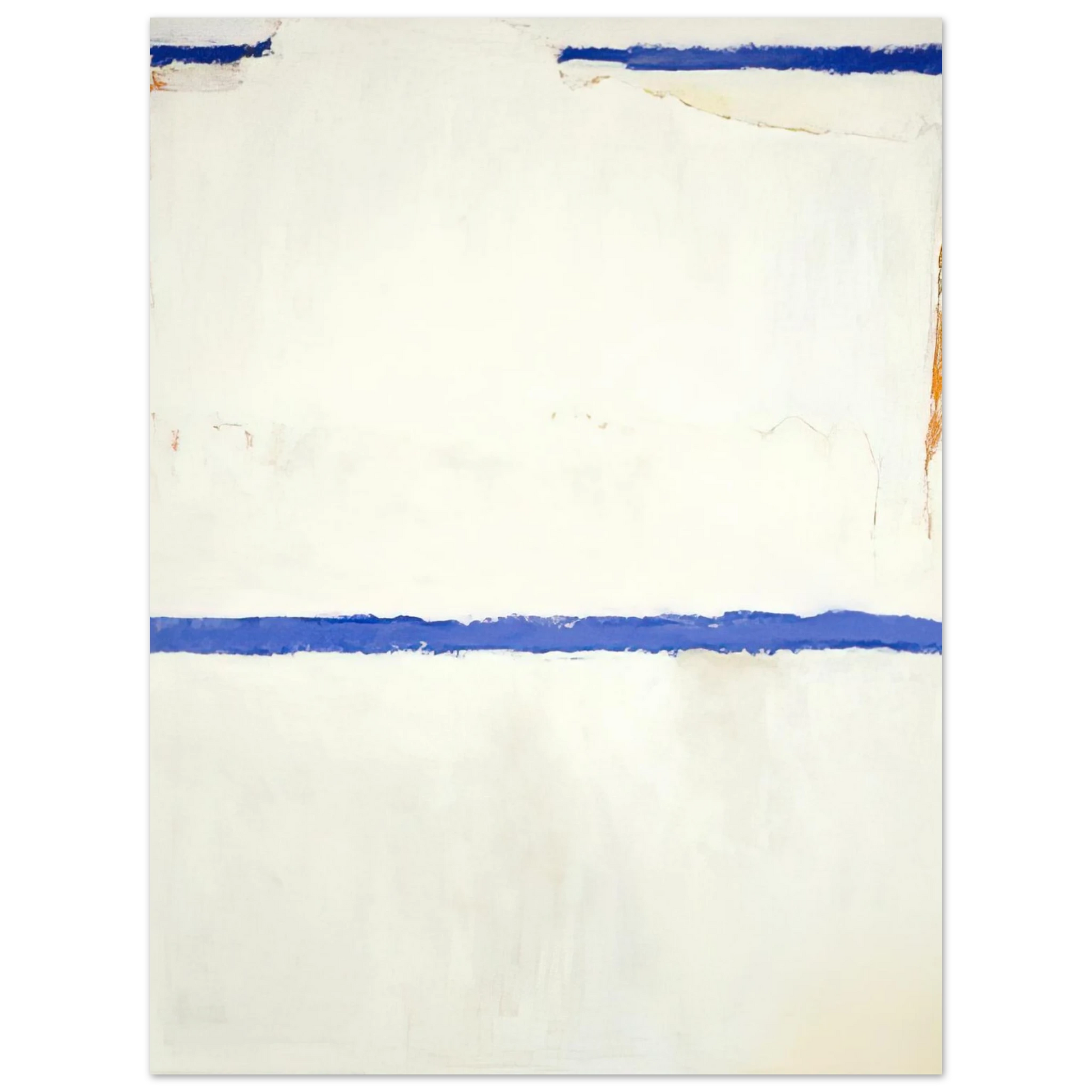 Theodoros Stamos - White Sun-Mound - 1963 Fine Art Poster - Default Title
