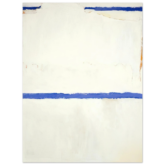 Theodoros Stamos - White Sun-Mound - 1963 Fine Art Poster - Default Title