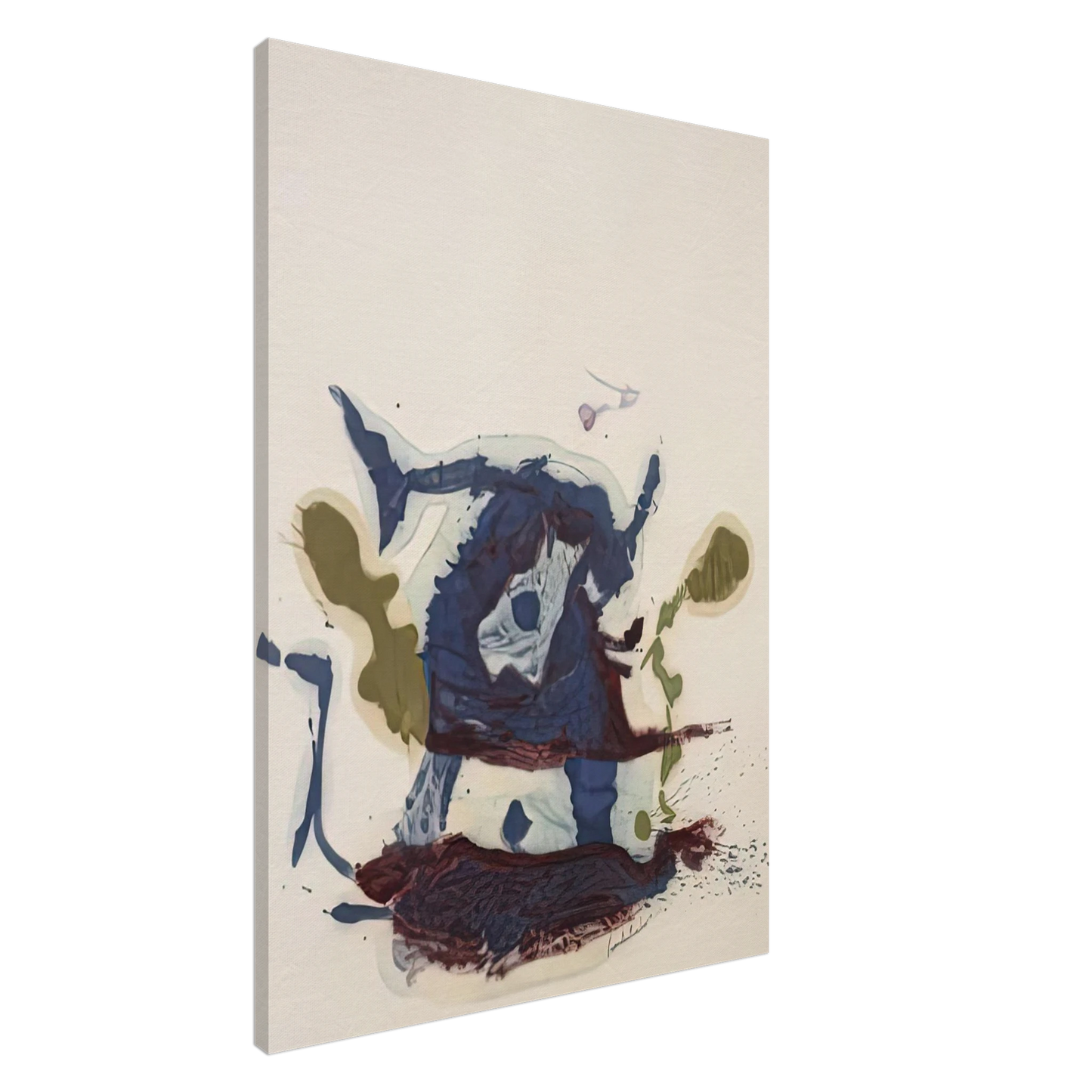 Helen Frankenthaler - Vessel, 1961- Wall Art - 60x80 cm / 24x32 inches - Premium Wooden Framed Poster With Fine Art Paper - Black frame