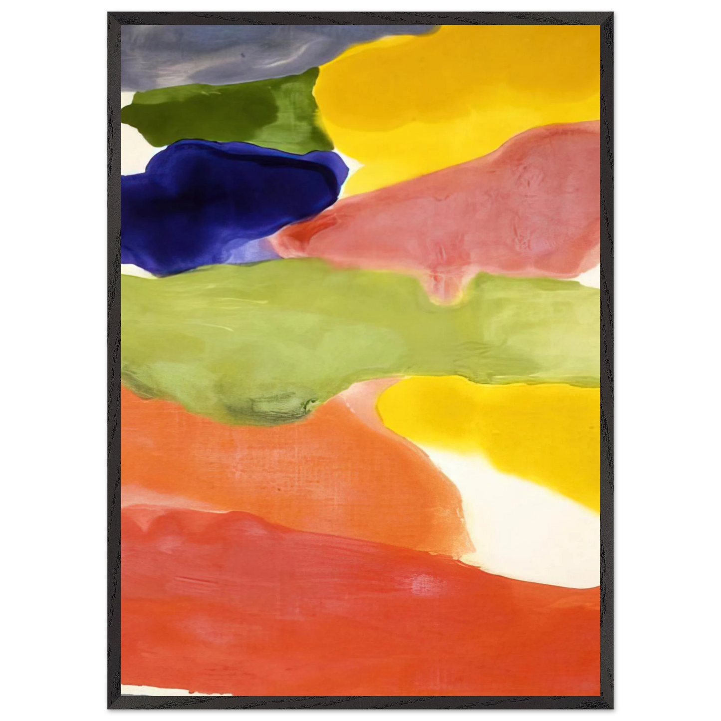 Helen Frankenthaler - Tutti-Fruitti - 1966 Wall art - 27x35 cm / 11x14 inches - Fine Art Poster - -