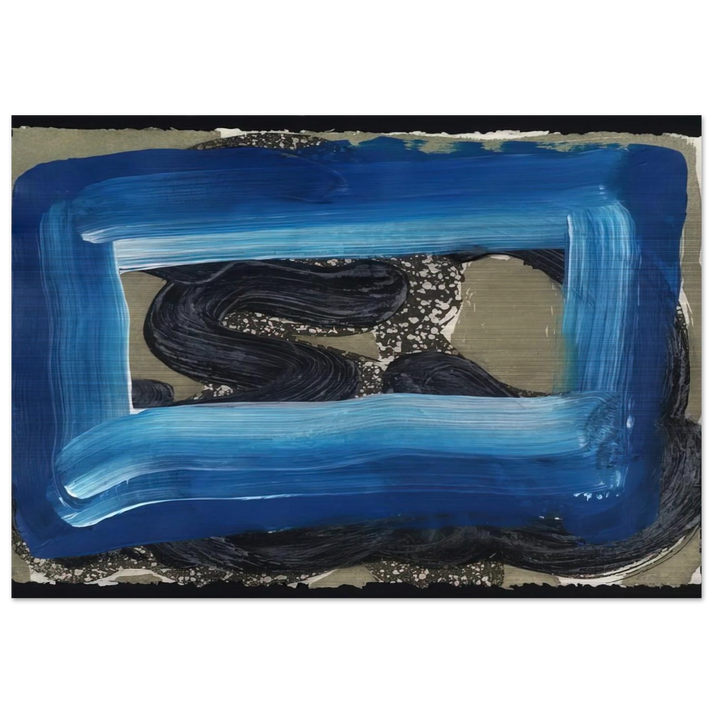 Seafood - 2001 - Howard Hodgkin Brushed Aluminum Print - 70x100 cm / 28x40 inches | Howard Hodgkin Aluminum Print | Howard Hodgkin Prints