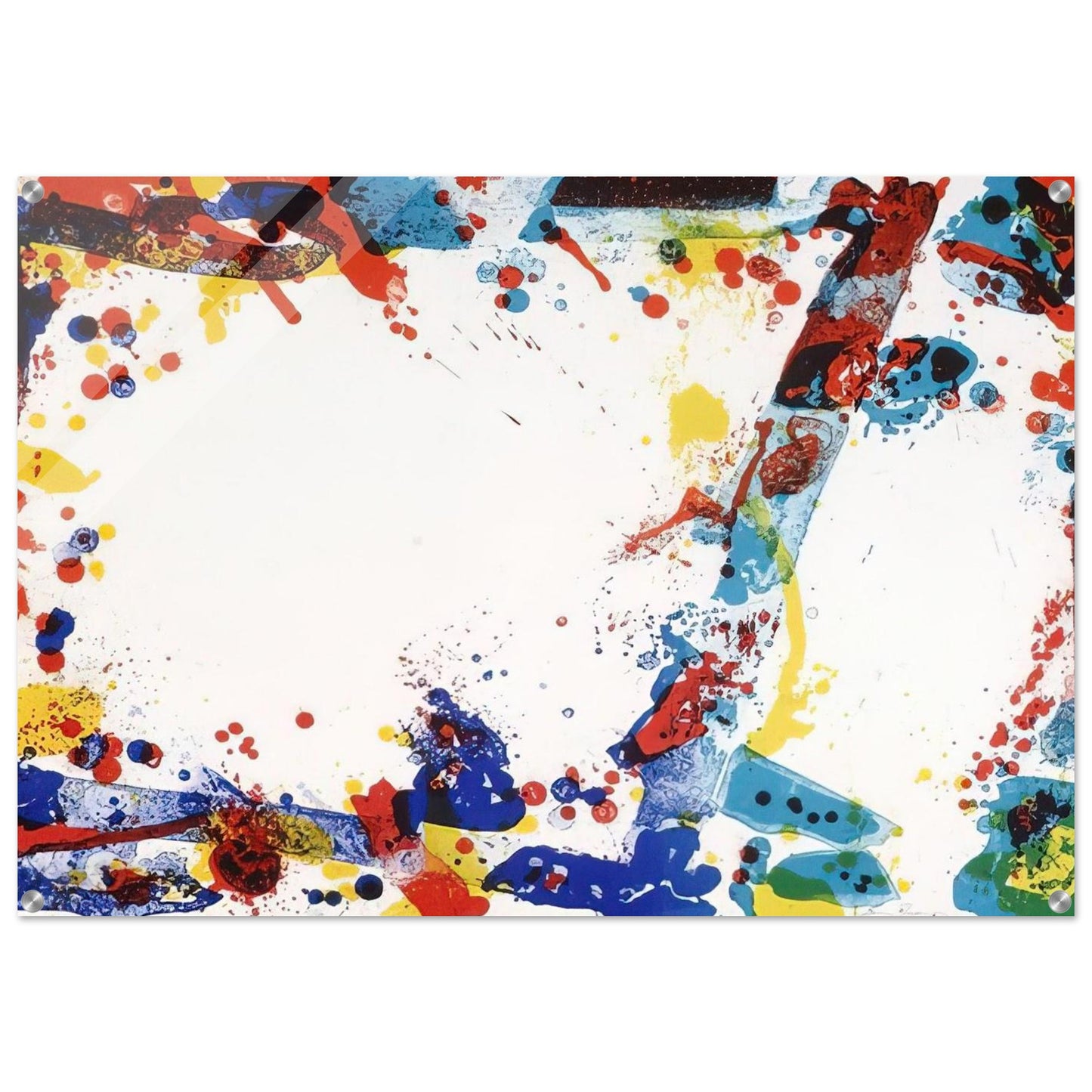 Green Ring - Sam Francis Acrylic Print - 70x100 cm / 28x40″ inches | Sam Francis Wall Art | Sam Francis Prints