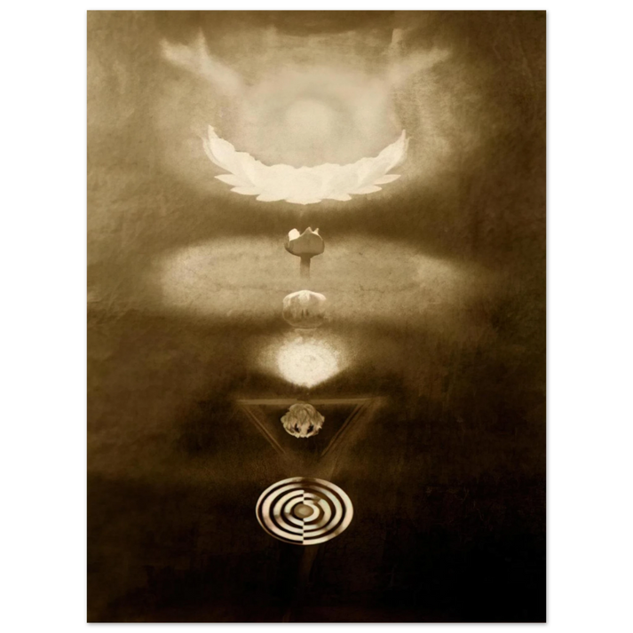 Morris Graves - Kundalini - Expressionism  75x100 cm / 30x40inches Fine Art Poster