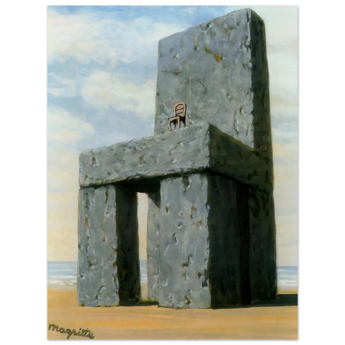 Rene Magritte - THE LEGEND OF THE CENTURIES 1950  75x100 cm / 30x40inches Fine Art Poster