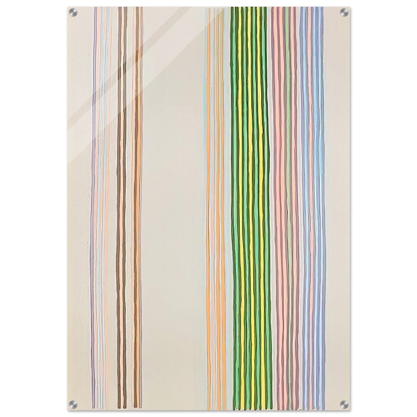 Royal Curtain - 1980 - Gene Davis Acrylic Print - 70x100 cm / 28x40″ inches | Gene Davis Wall Art | Gene Davis Prints