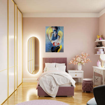 FIGURA NELLO SPAZIO I 1937 - Enrico Prampolini Brushed Aluminum Print - 70x100 cm / 28x40 inches | Enrico Prampolini Aluminum Print | Enrico Prampolini Prints