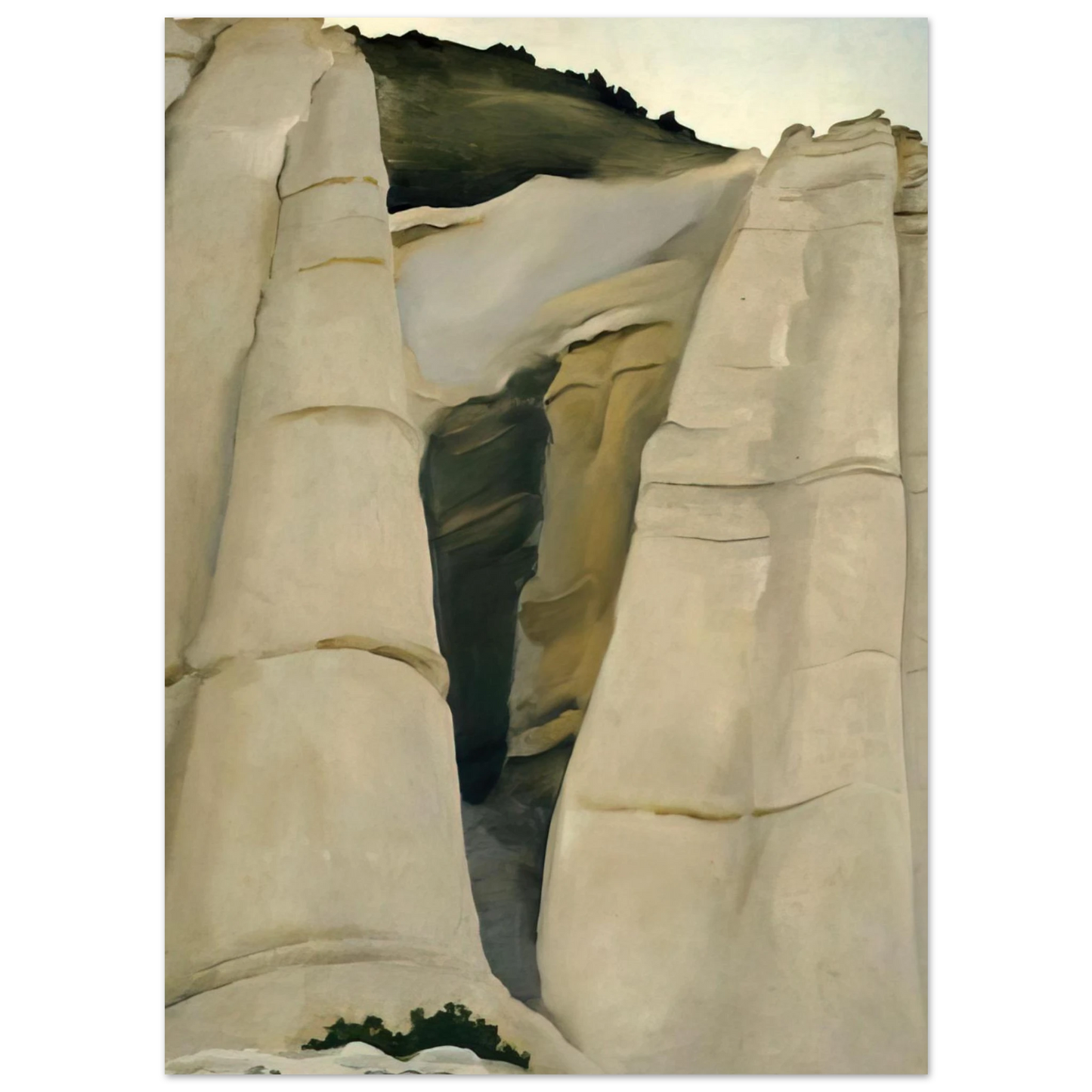 Georgia O'Keeffe - From the White Place Fine Art Poster - 75x100 cm / 30x40 inches