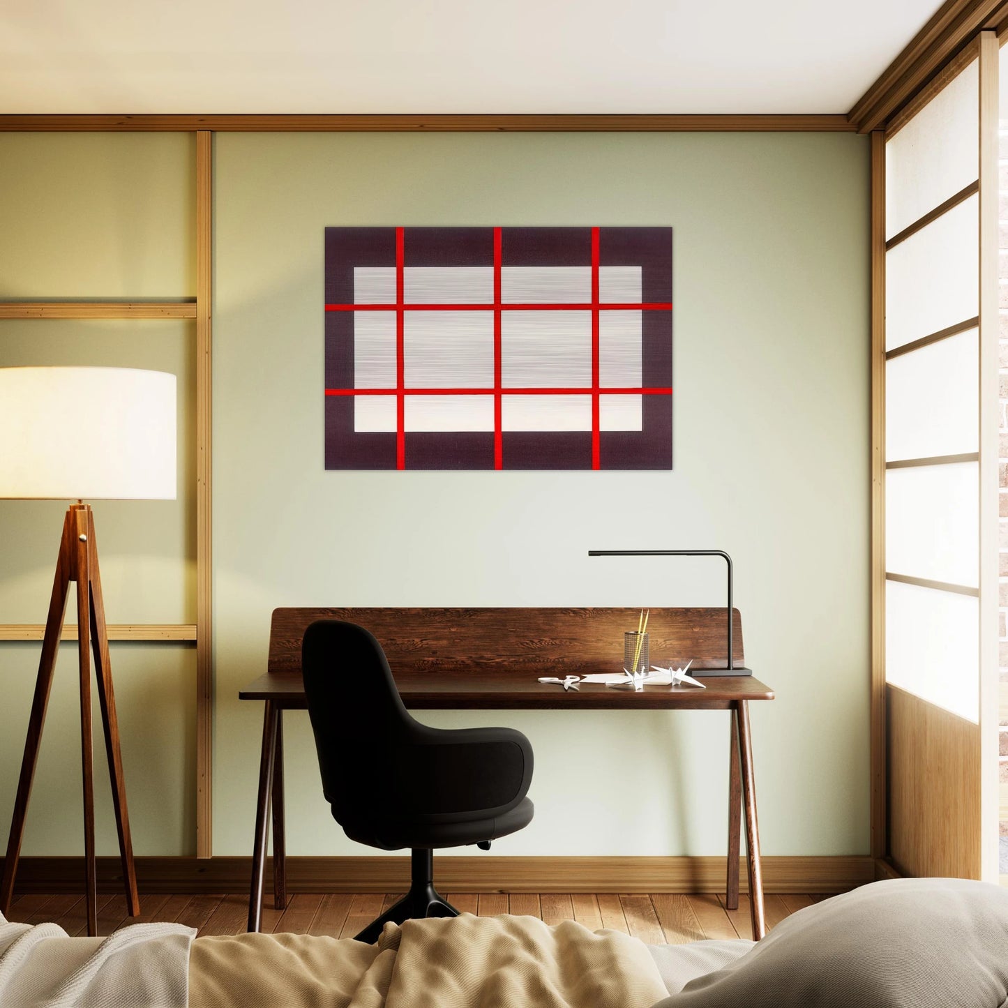 Untitled from Artists Against Torture Portfolio - 1993 - Donald Judd Brushed Aluminum Print - 70x100 cm / 28x40 inches | Donald Judd Aluminum Print | Donald Judd Prints