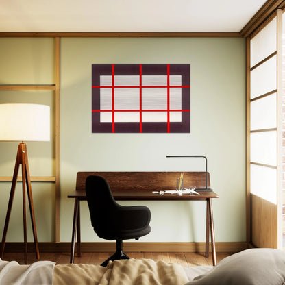 Untitled from Artists Against Torture Portfolio - 1993 - Donald Judd Brushed Aluminum Print - 70x100 cm / 28x40 inches | Donald Judd Aluminum Print | Donald Judd Prints