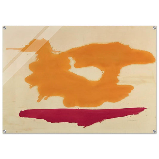 Only Orange - 1963 - Helen Frankenthaler Acrylic Print - 70x100 cm / 28x40″ inches