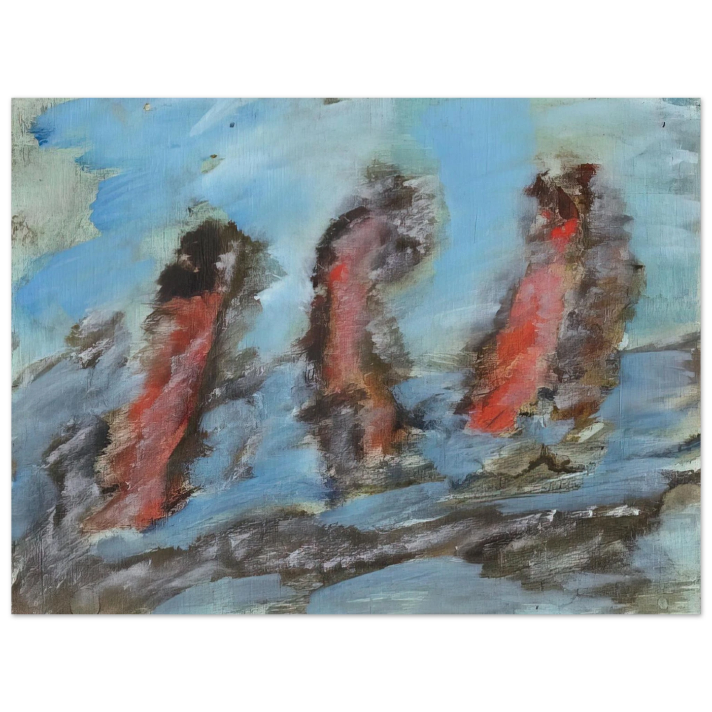 Henri Michaux - Untitled KC 505 - 1984 Fine Art Poster - Default Title