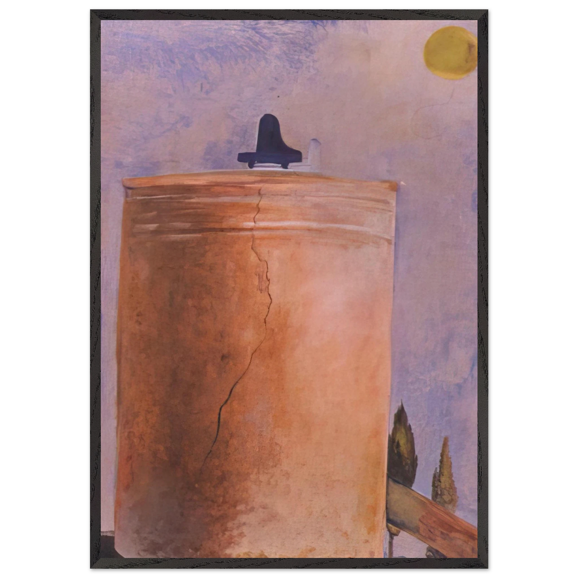 TOWER - Salvador Dali Framed Art Print – Black Wooden Frame - Default Title - -Framed Art Print