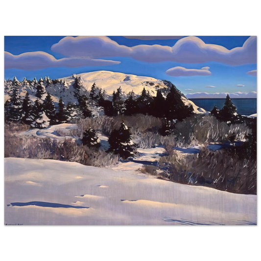 Rockwell Kent - Maine Headland, Winter Fine Art Poster - Default Title