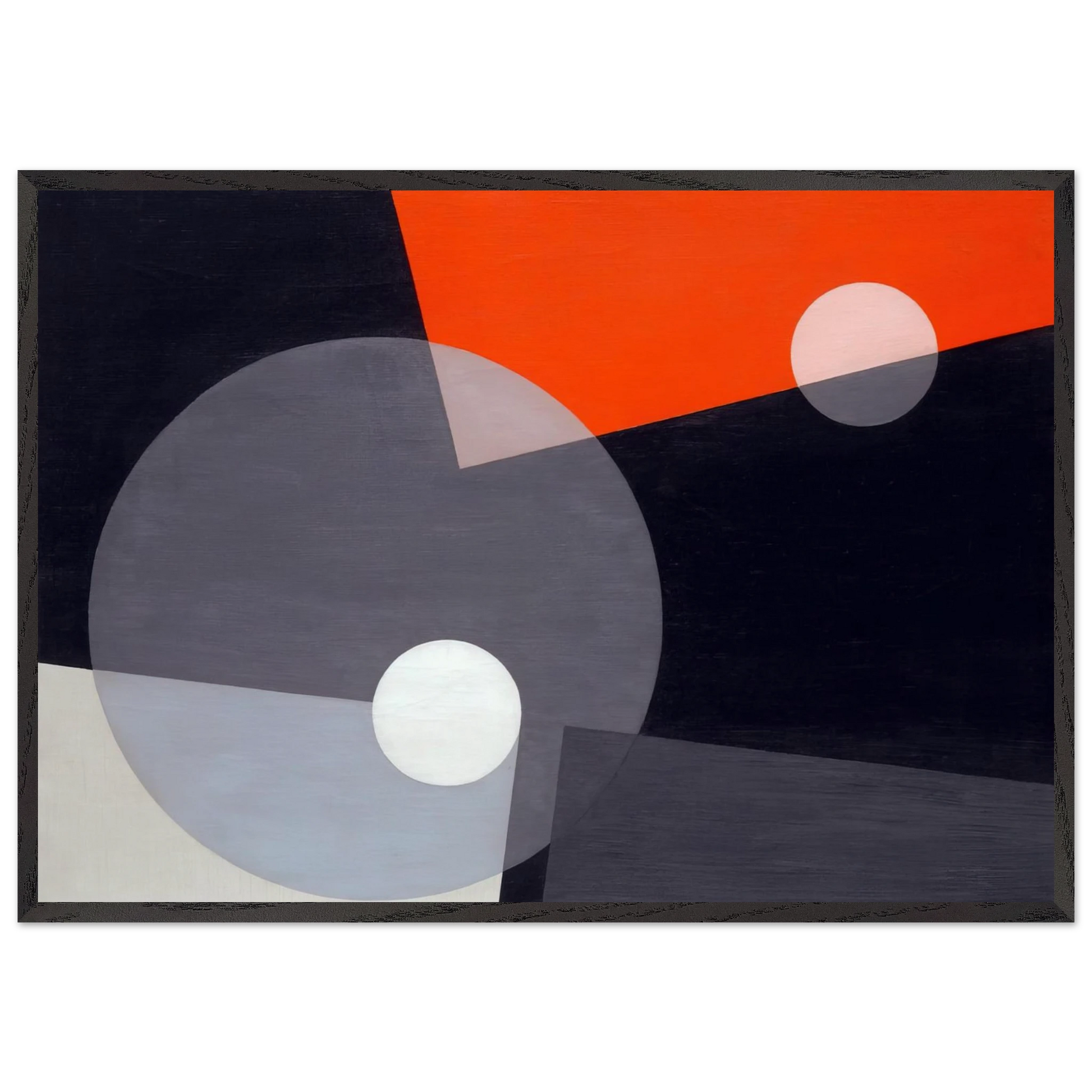 Am 7 26 - Laszlo Moholy-Nagy Framed Art Print – Black Wooden Frame - Default Title - -Framed Art Print