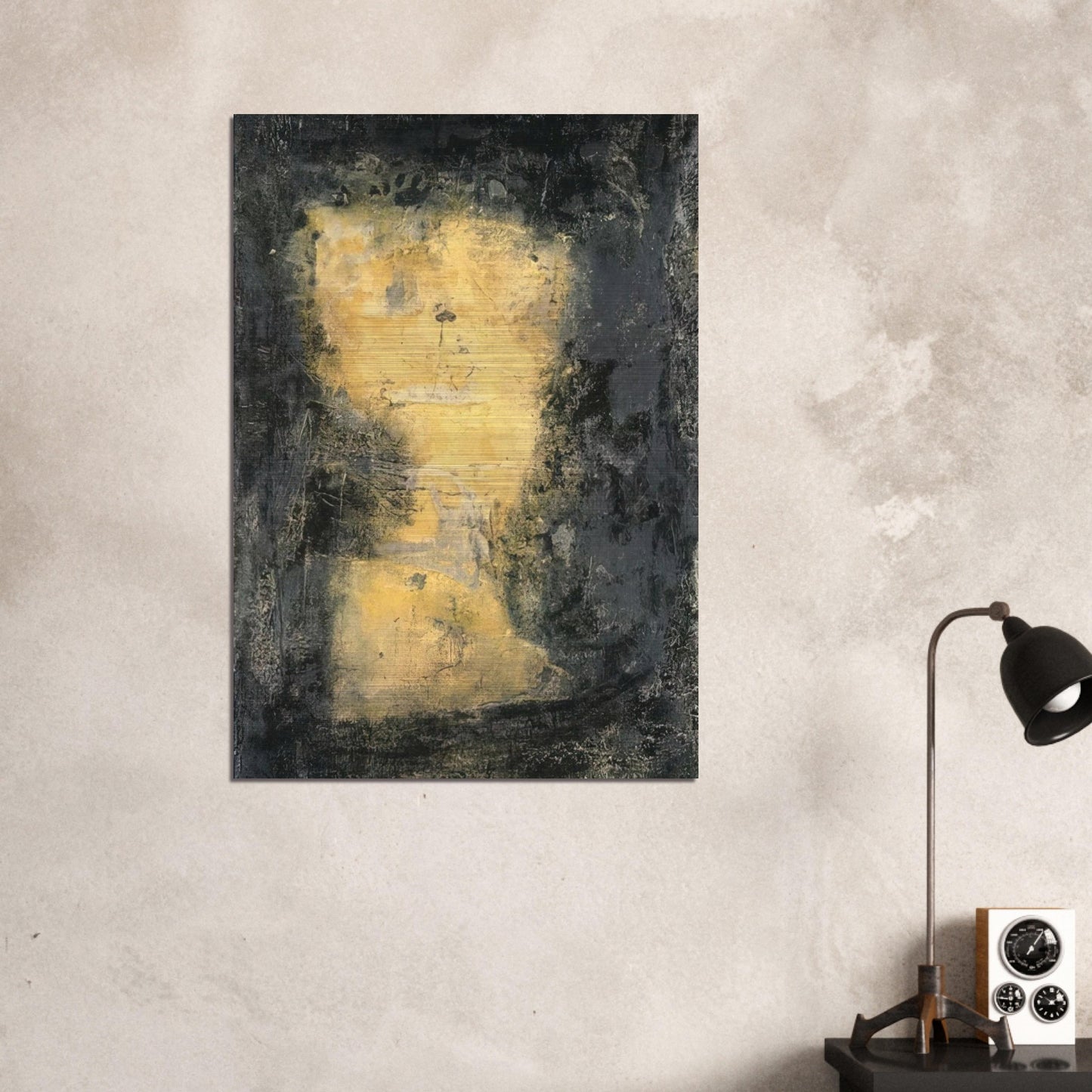 Bolo - Tachisme - Emil Schumacher Brushed Aluminum Print - 70x100 cm / 28x40 inches | Emil Schumacher Aluminum Print | Emil Schumacher Prints