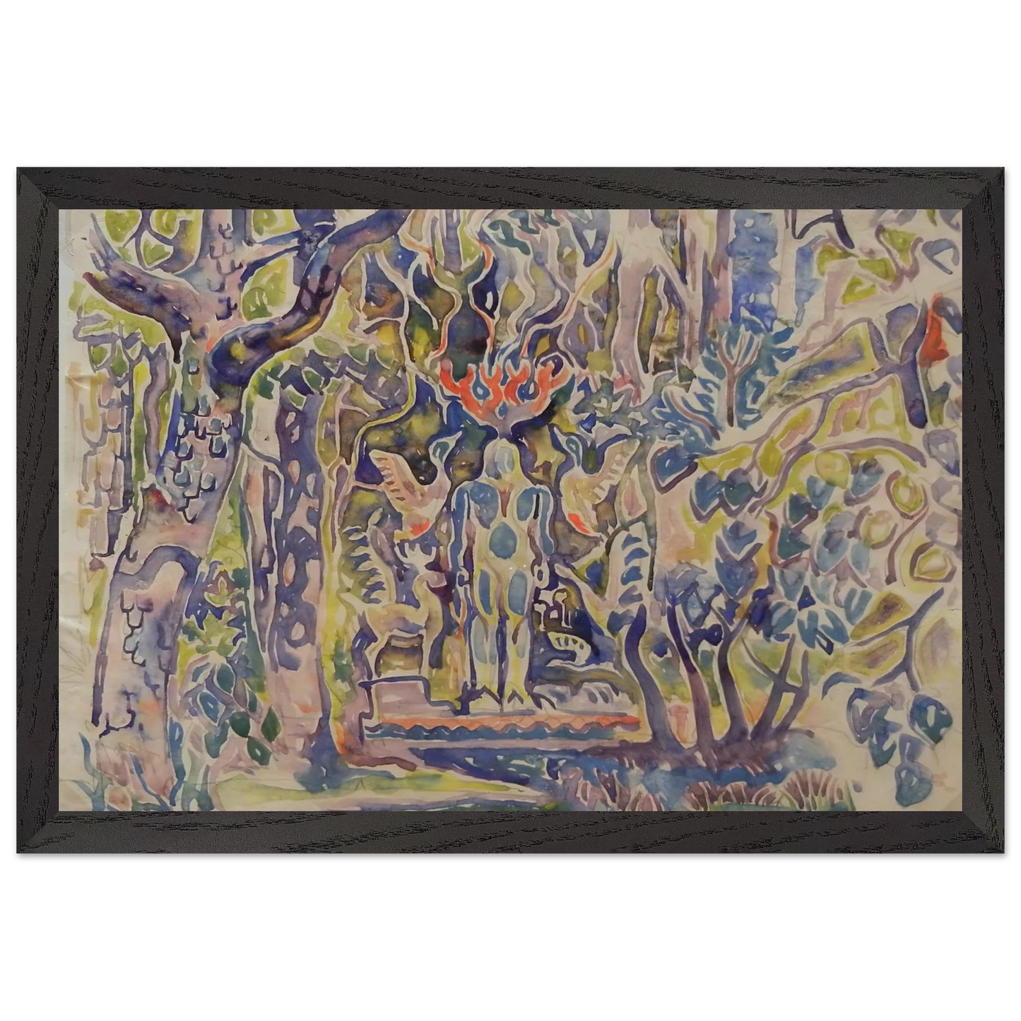 Walter Inglis Anderson - Walter Anderson Wall art - 45x60 cm / 18x24 Inches - Premium Wooden Framed Poster With Fine Art Paper - Wood frame
