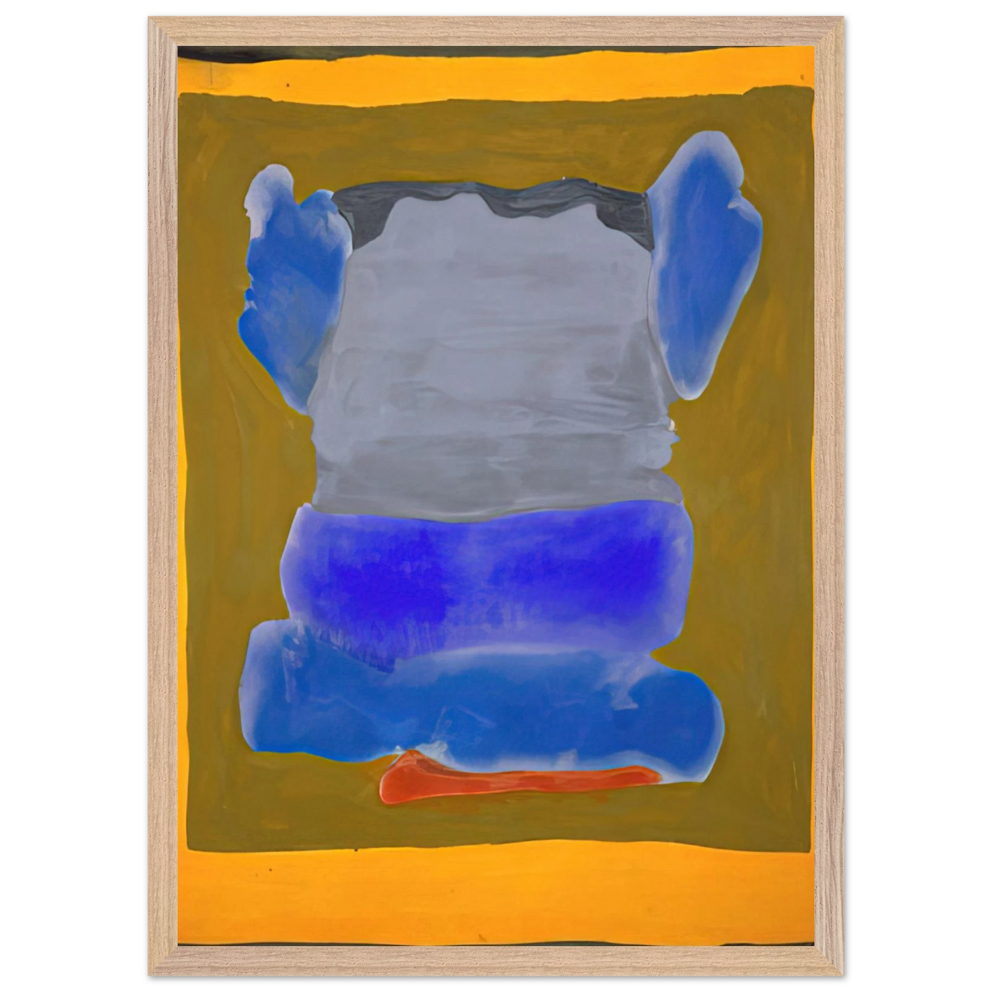 Helen Frankenthaler - Buddha s Court - 1964 Wall art - 70x100 cm / 28x40 inches - Fine Art Poster - -