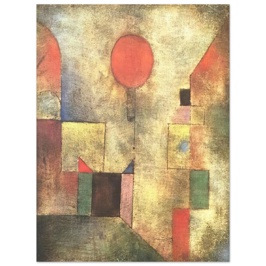 Paul Klee - RED BALLOON 1922 Fine Art Poster - Default Title