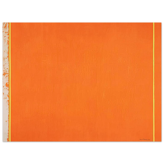 Barnett Newman - The Third Fine Art Poster - Default Title
