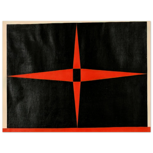Carmen Herrera - Red Star - 1949 Fine Art Poster - Default Title
