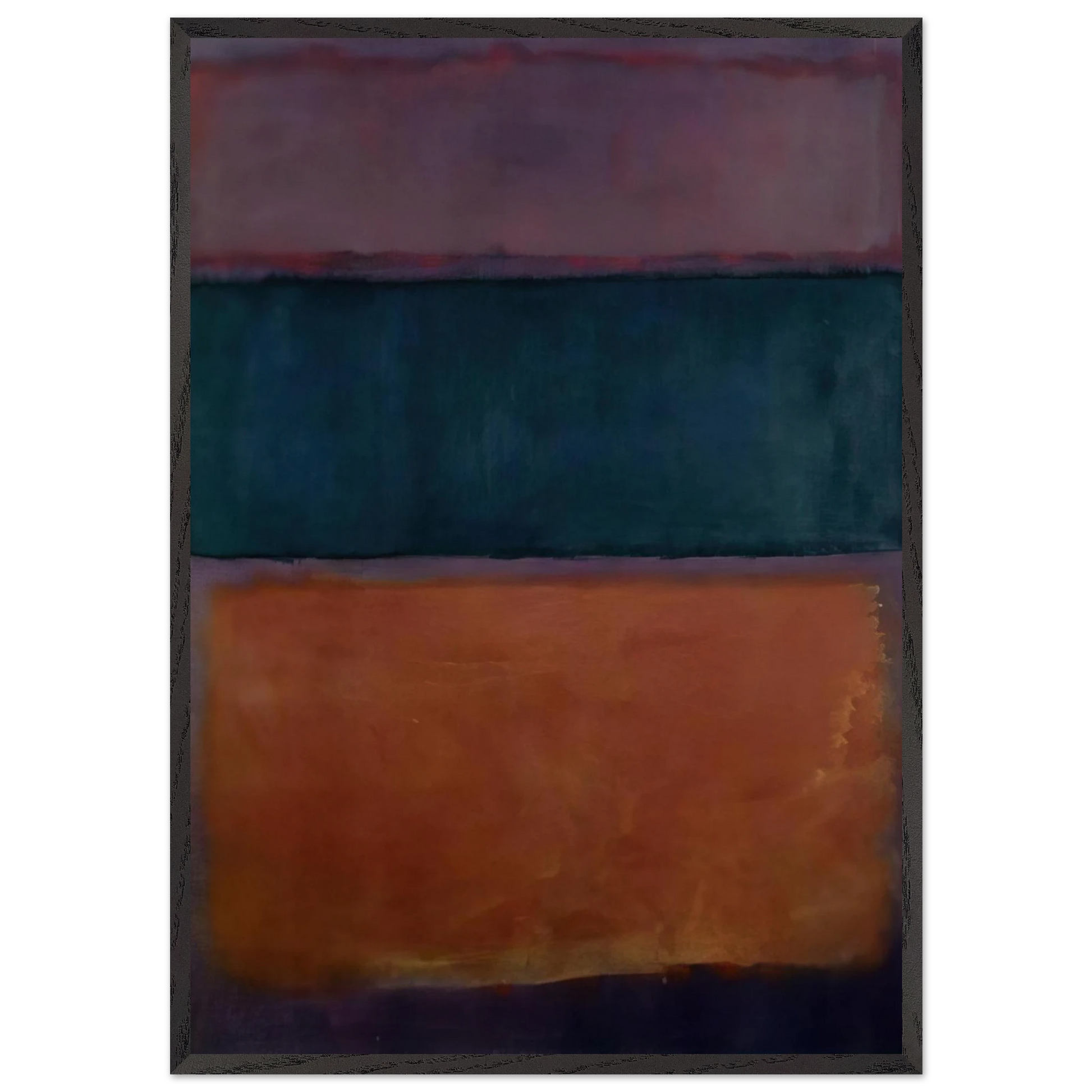 Untitled - 1963 N2 - Mark Rothko Framed Art Print – Black Wooden Frame - Default Title - -Framed Art Print