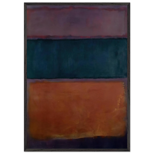 Untitled - 1963 N2 - Mark Rothko Framed Art Print – Black Wooden Frame - Default Title - -Framed Art Print