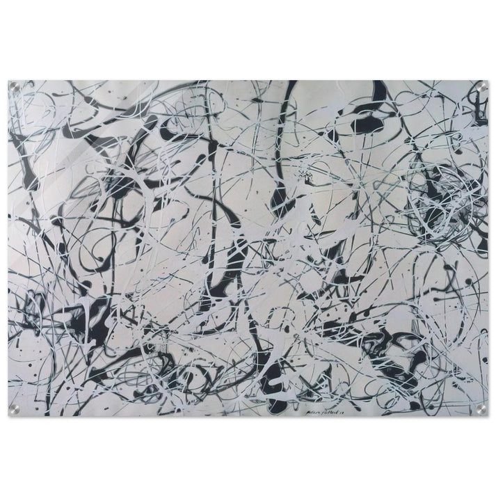 NUMBER 23 - Jackson Pollock Acrylic Print - 70x100 cm / 28x40″ inches
