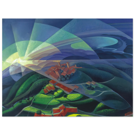 Gerardo Dottori - Aurora Volando - 1933 Fine Art Poster - Default Title