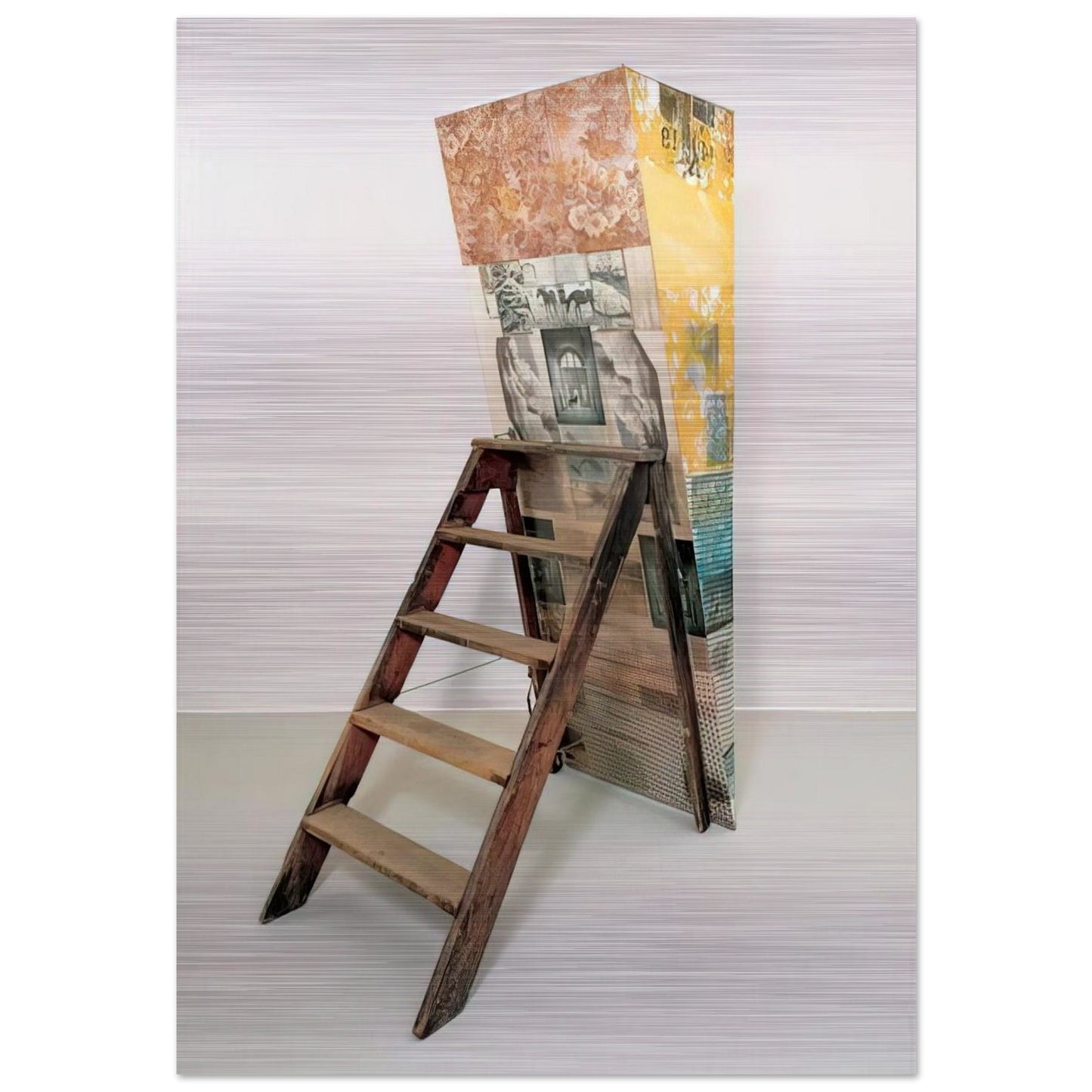 PATRICIAN BARNACLE SCALE 1981 - Robert Rauschenberg Brushed Aluminum Print - 70x100 cm / 28x40 inches | Robert Rauschenberg Aluminum Print | Robert Rauschenberg Prints