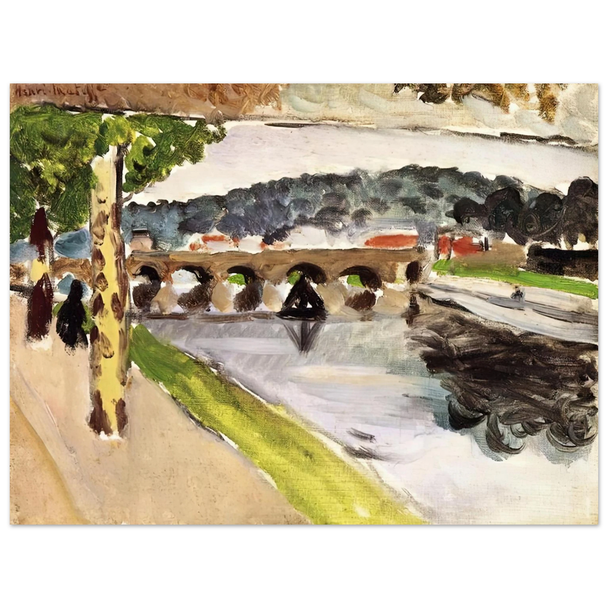 Henri Matisse - PARADE PLATANES 1917 Fine Art Poster - Default Title