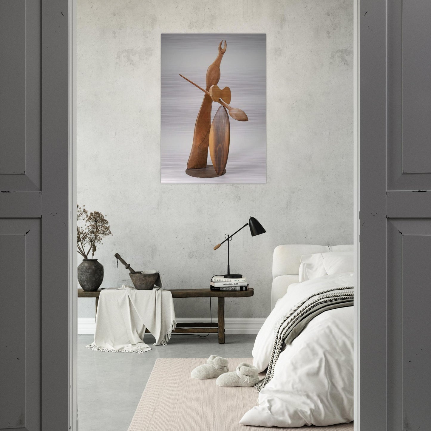 DIANA 1934 - Alexander Calder Brushed Aluminum Print - 70x100 cm / 28x40 inches | Alexander Calder Aluminum Print | Alexander Calder Prints