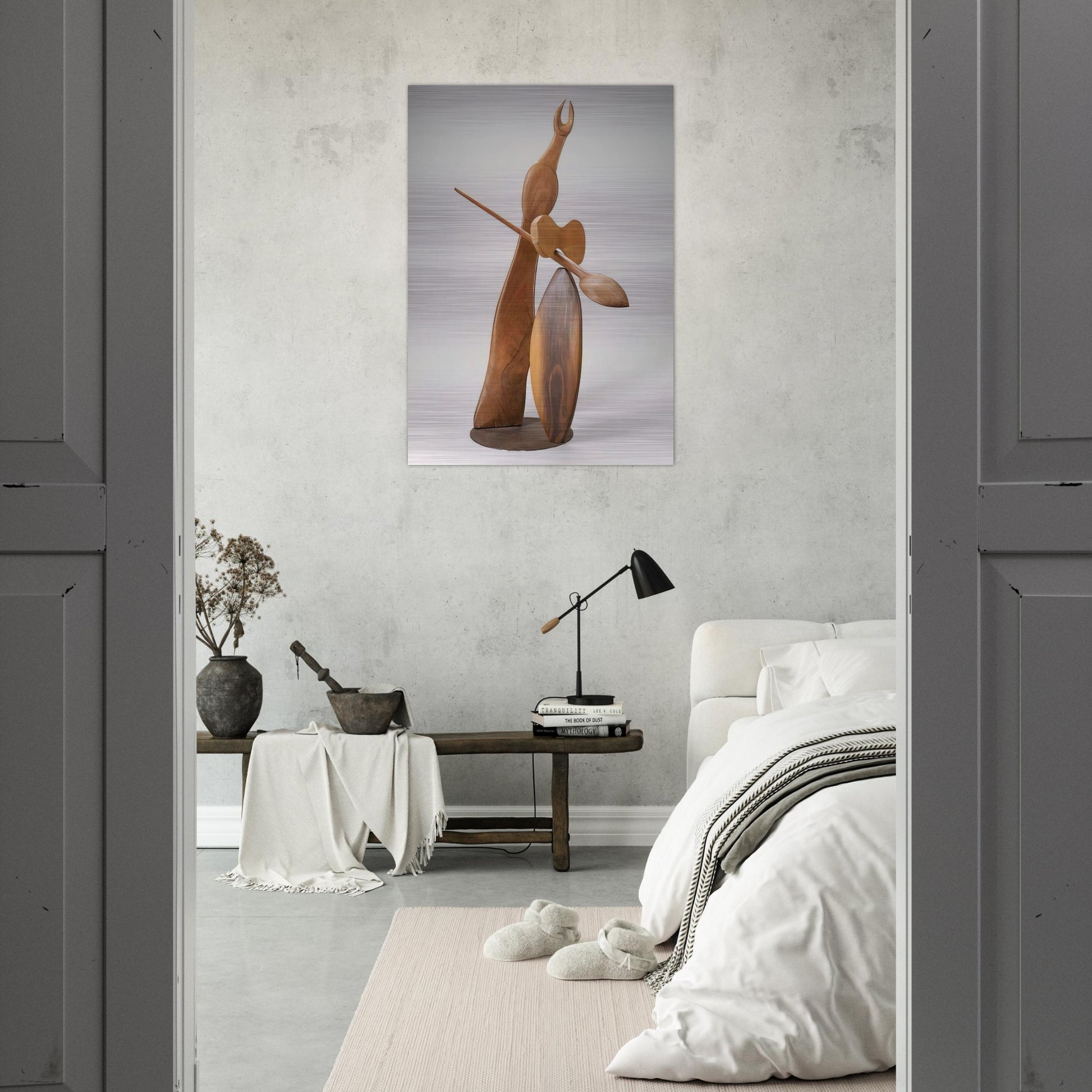 DIANA 1934 - Alexander Calder Brushed Aluminum Print - 70x100 cm / 28x40 inches | Alexander Calder Aluminum Print | Alexander Calder Prints