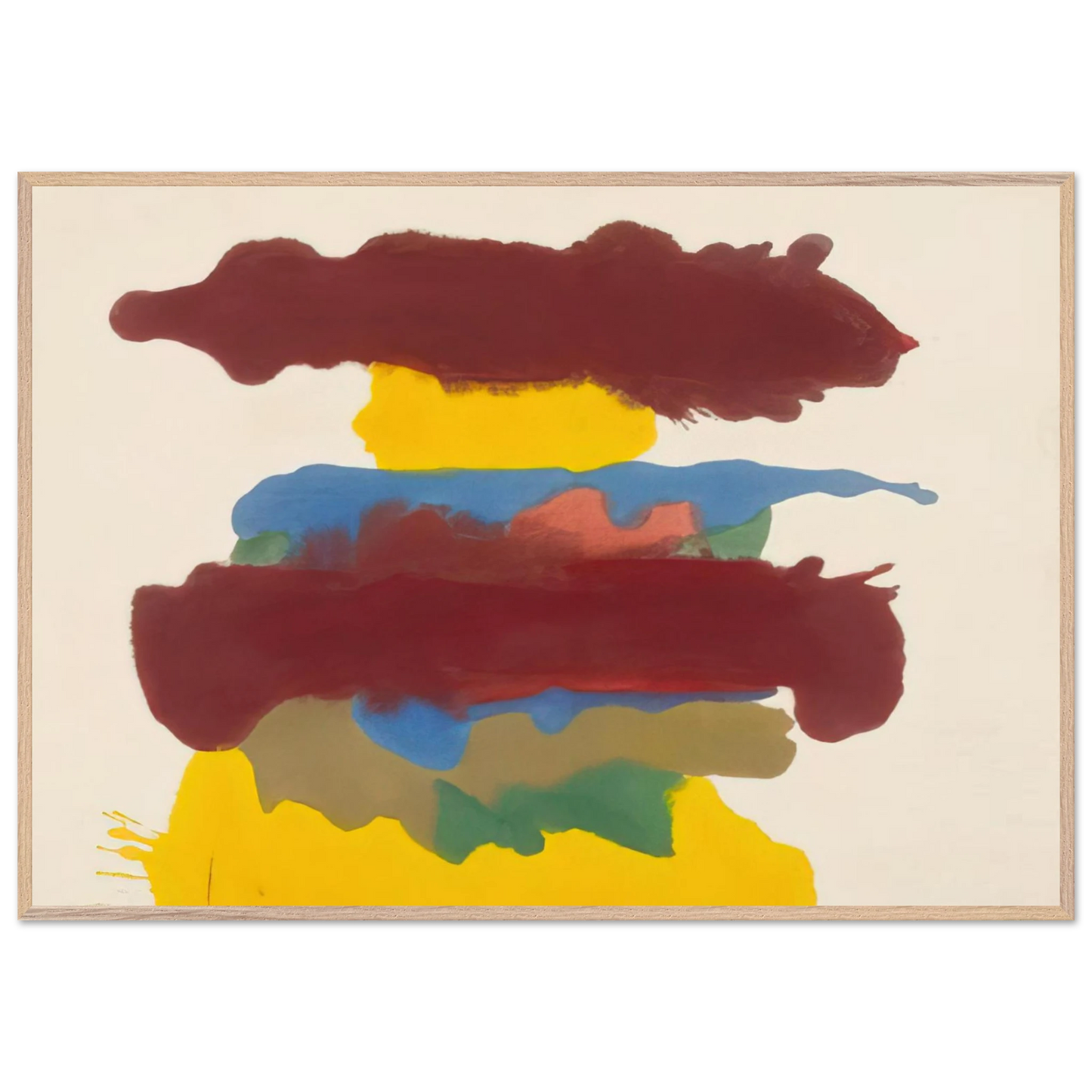 Helen Frankenthaler - Weather Change - 1963 Wall art - 15x20 cm / 6x8 inches - Fine Art Poster - -