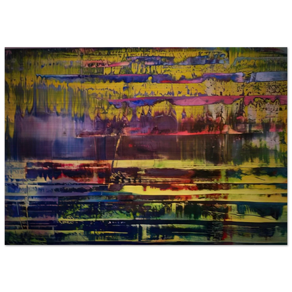 WALLACE BOURNES - Gerhard Richter Brushed Aluminum Print - 70x100 cm / 28x40 inches | Gerhard Richter Aluminum Print | Gerhard Richter Prints