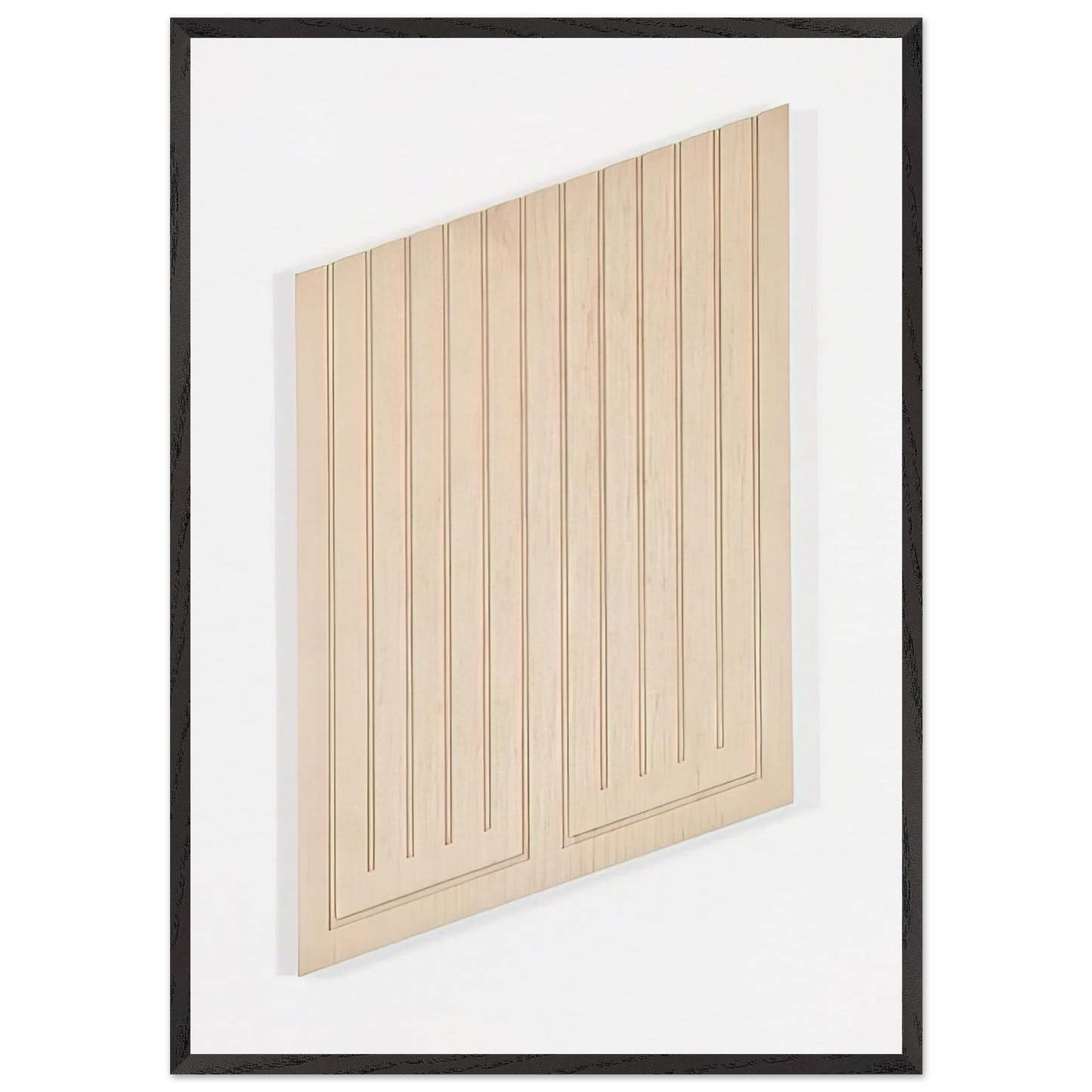 Untitled 12-R - 1982 - Donald Judd Framed Art Print – Black Wooden Frame - Default Title - -Framed Art Print