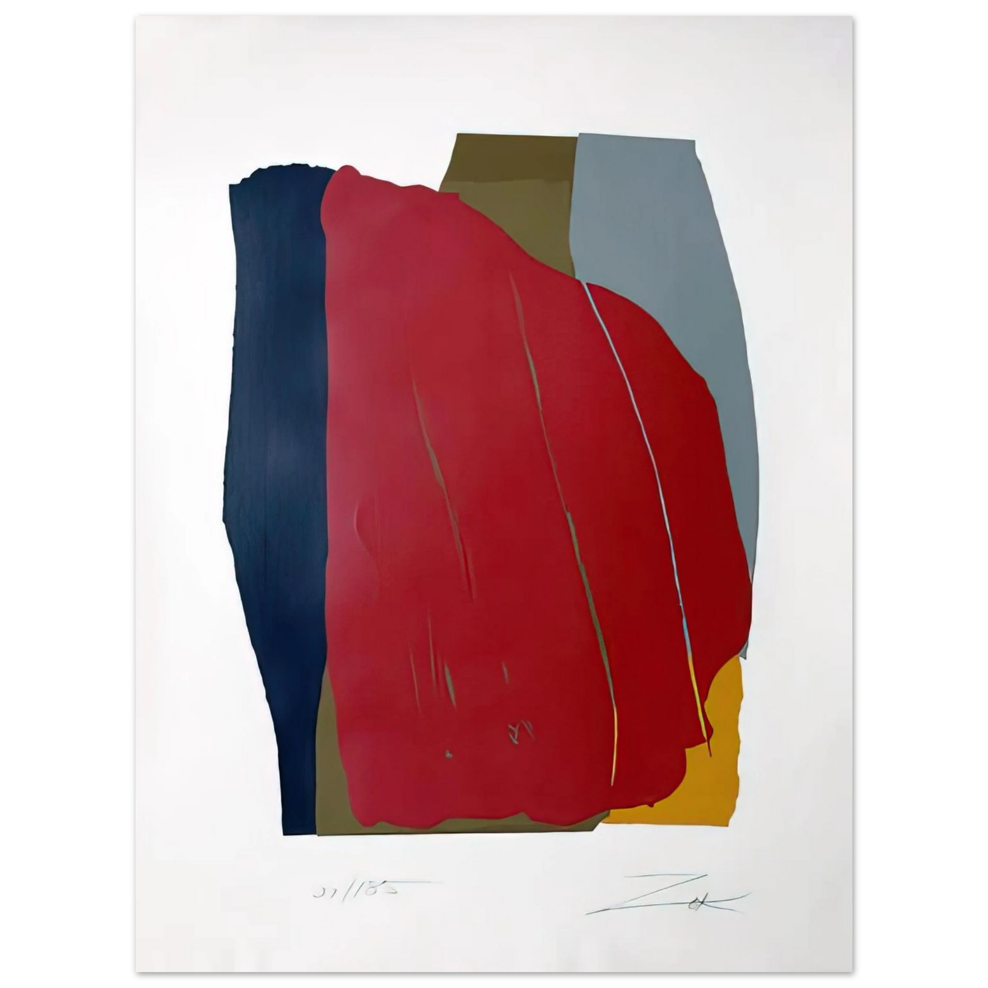 Larry Zox - Odon I - 1981 Fine Art Poster - Default Title