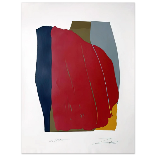 Larry Zox - Odon I - 1981 Fine Art Poster - Default Title
