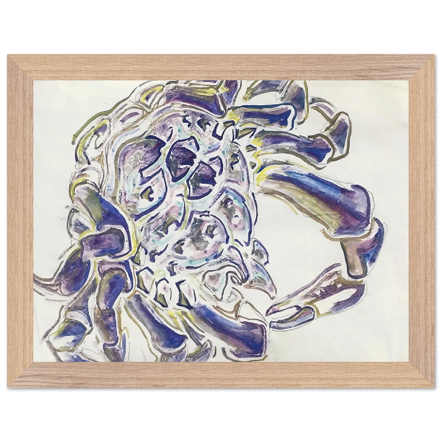 Walter Inglis Anderson - Walter Anderson Wall art - A1 (59.4 x 84.1  cm) - Premium Wooden Framed Poster With Fine Art Paper - Wood frame
