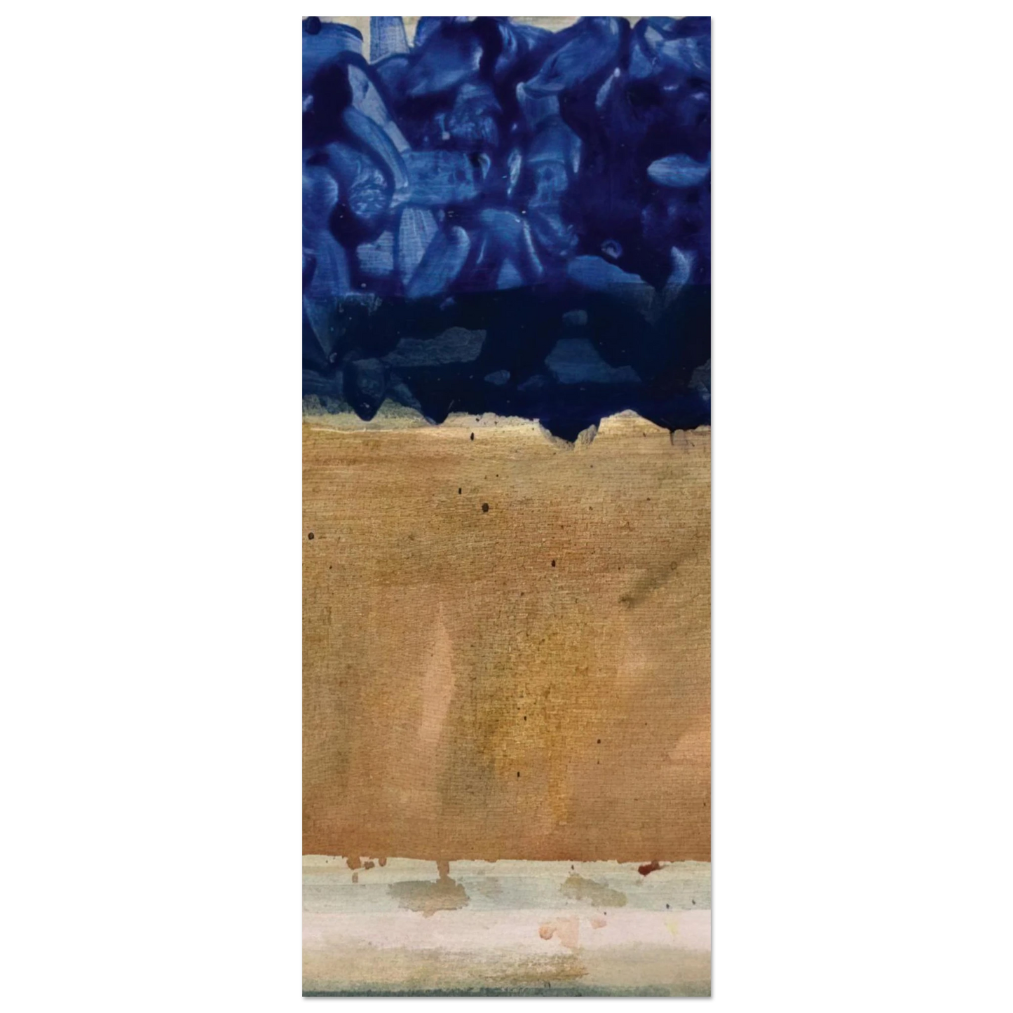 Helen Frankenthaler - Shoreline - 1952 Wall art - 40x40 cm / 16x16 inches - Premium Wooden Framed Poster With Fine Art Paper - Black frame