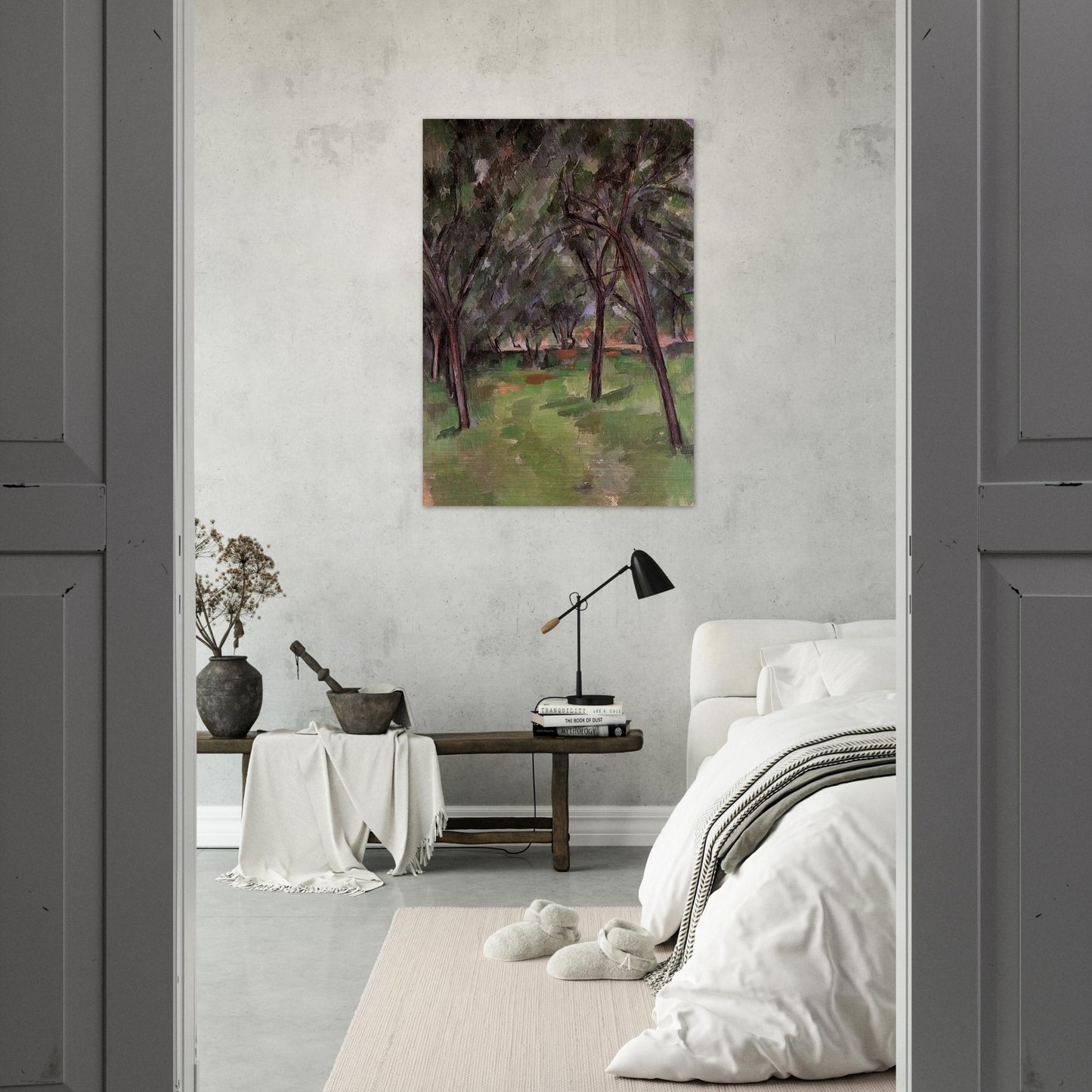 A Close - Paul Cézanne Brushed Aluminum Print - 70x100 cm / 28x40 inches | Paul Cézanne Aluminum Print | Paul Cézanne Prints