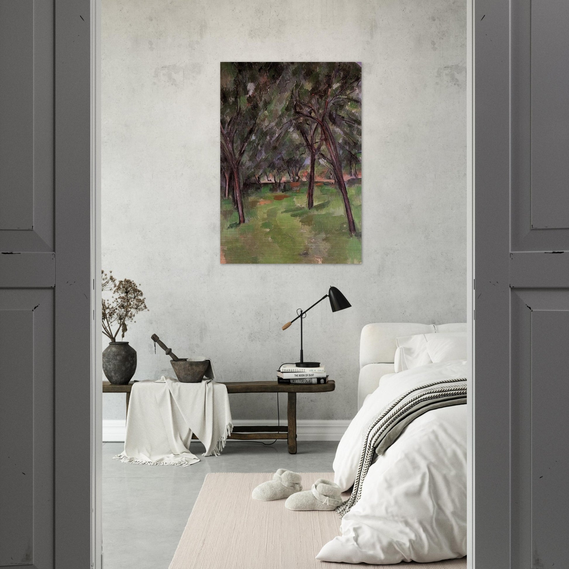 A Close - Paul Cézanne Brushed Aluminum Print - 70x100 cm / 28x40 inches | Paul Cézanne Aluminum Print | Paul Cézanne Prints