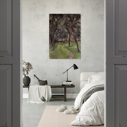 A Close - Paul Cézanne Brushed Aluminum Print - 70x100 cm / 28x40 inches | Paul Cézanne Aluminum Print | Paul Cézanne Prints