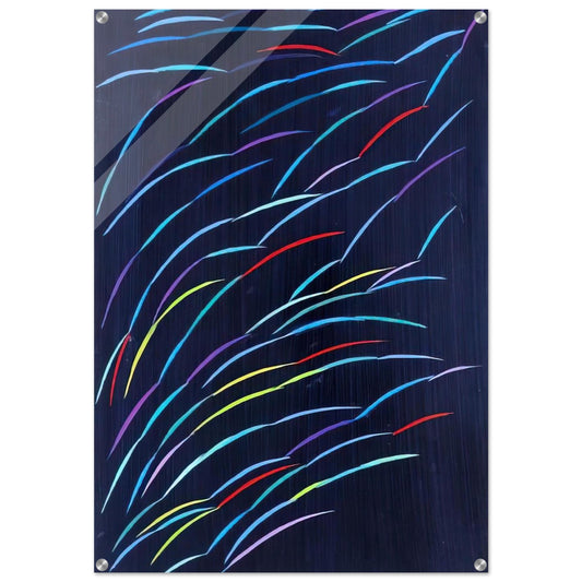 Untitled - 1998 - Piero Dorazio Acrylic Print - 70x100 cm / 28x40″ inches | Piero Dorazio Wall Art | Piero Dorazio Prints