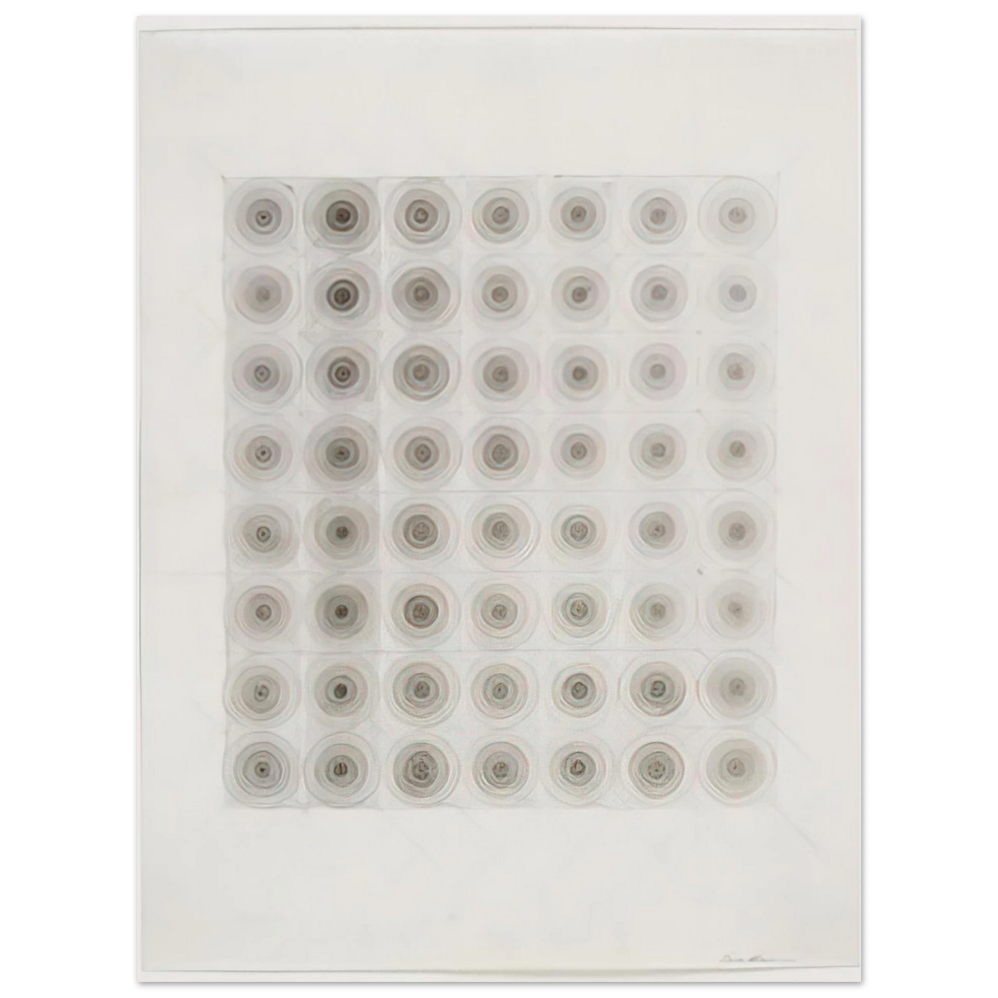 Eva Hesse - UNTITLED 1966 Fine Art Poster - Default Title