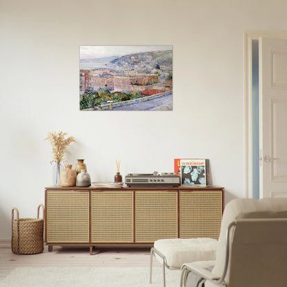 Naples - Childe Hassam Brushed Aluminum Print - 70x100 cm / 28x40 inches | Childe Hassam Aluminum Print | Childe Hassam Prints
